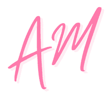 Logo Acquamarie (AM rosa)